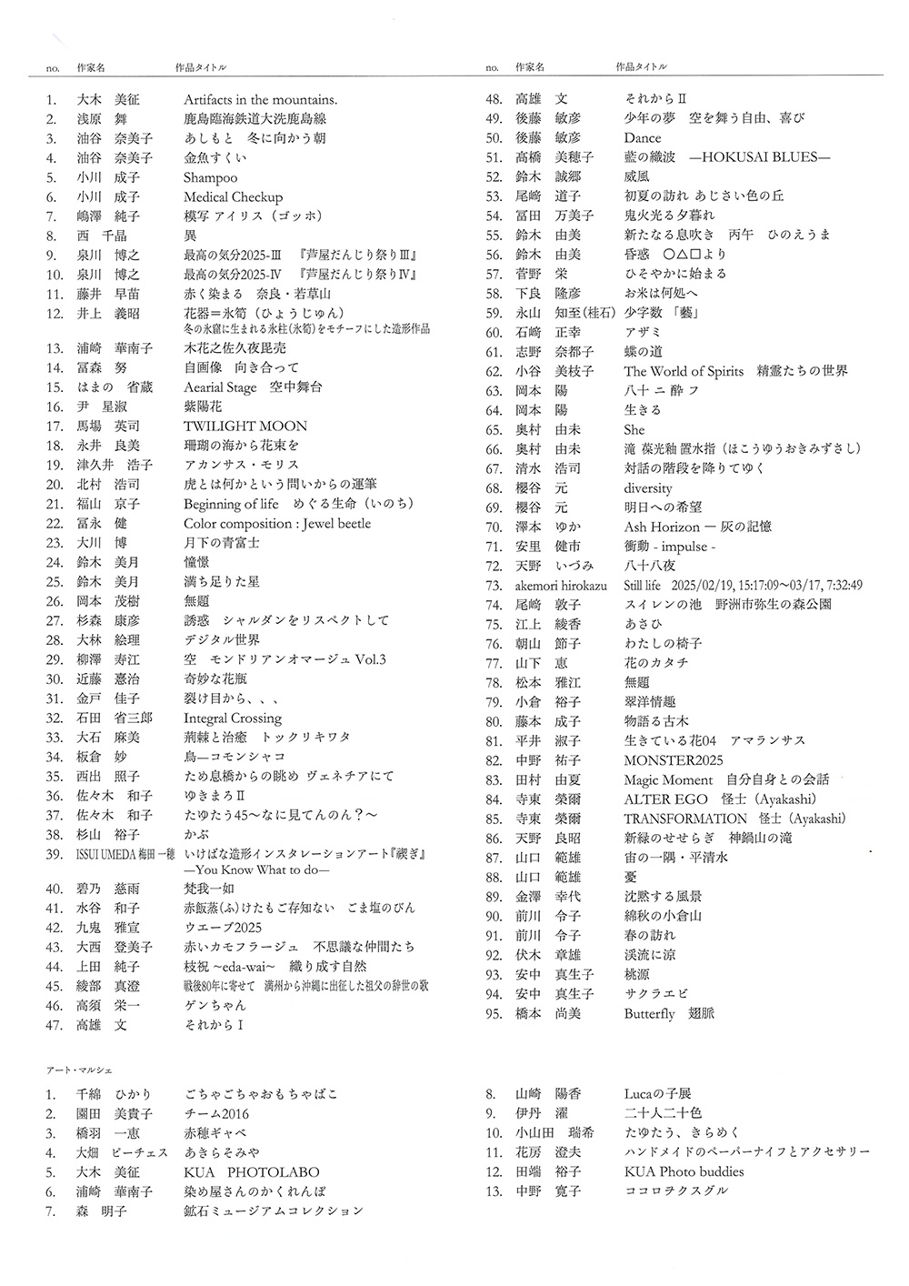 第16回通信教育課程卒業生・修了生全国公募展 特別講義